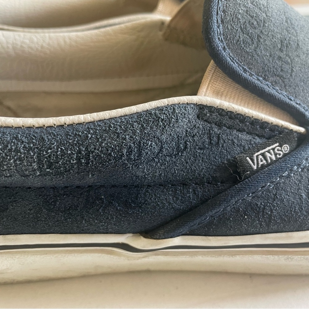 Vans Black and Cream Sneakers